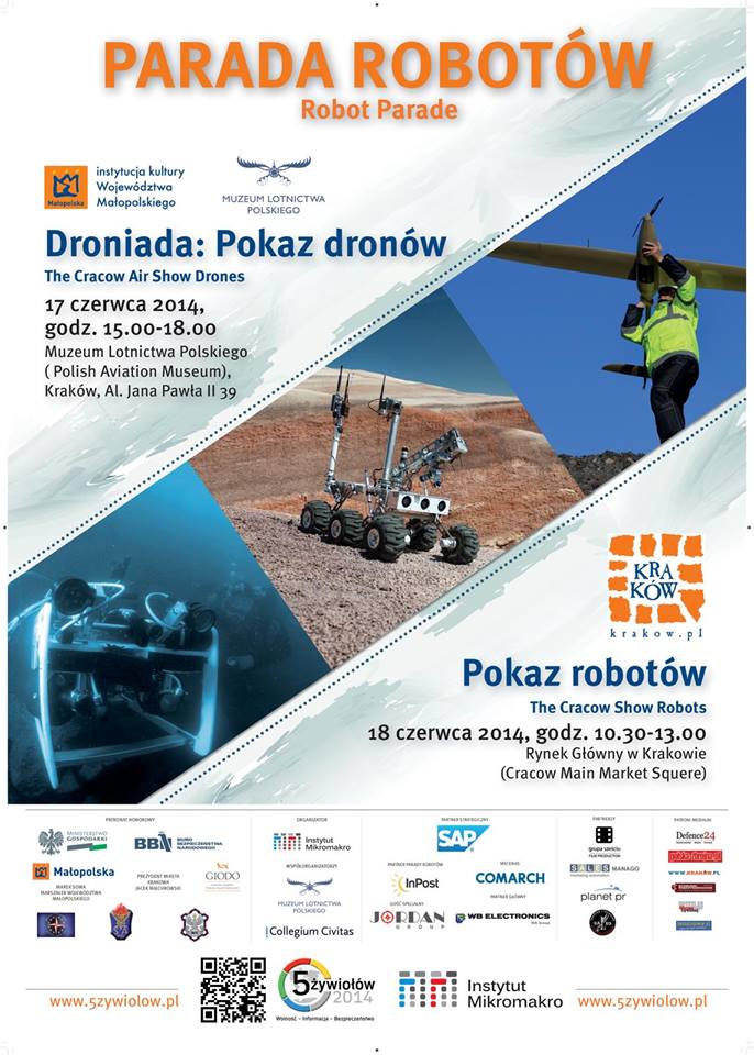 Droniada 2014 - pokaz dronów w Krakowie