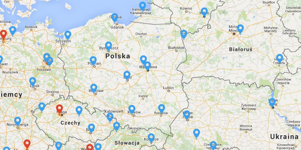 Obecne NFZ - No Fly Zones w Polsce