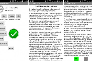 DRONE Safety Checklist - aplikacja