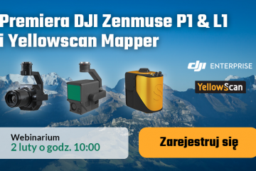 Premiera DJI Zenmuse P1, L1, Yellowscan Mapper