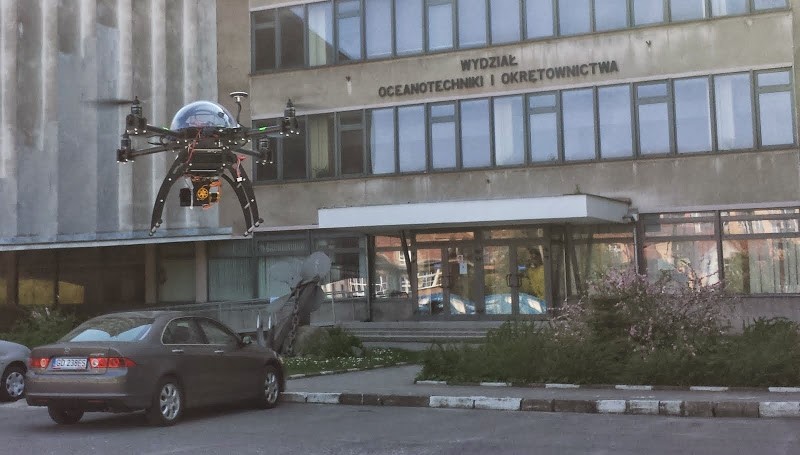 Drony na studiach - Politechnika Gdańska
