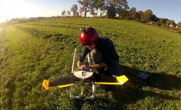 Andrew Barry, MIT, with drone