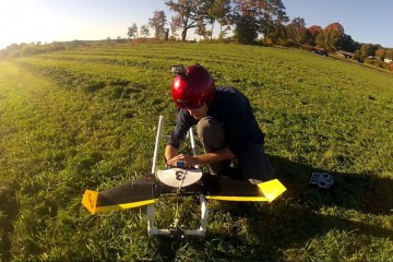 Andrew Barry, MIT, with drone