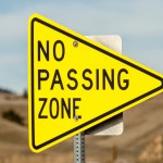 No passing zone
