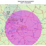 ŚDM 2016 w Krakowie i Częstochowie - poglądowa mapa zakazu lotów m.in. dronów