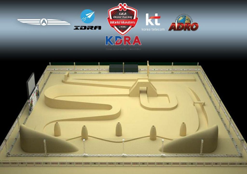 Tor wyścigowy na GIGA Drone Racing World Masters 2016