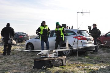 Dron Albatros firmy Novelty RPAS nad Krakowem - 13.12.2016