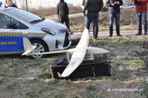 Dron Albatros firmy Novelty RPAS nad Krakowem - 13.12.2016