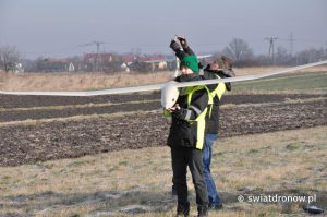 Dron Albatros firmy Novelty RPAS nad Krakowem - 13.12.2016