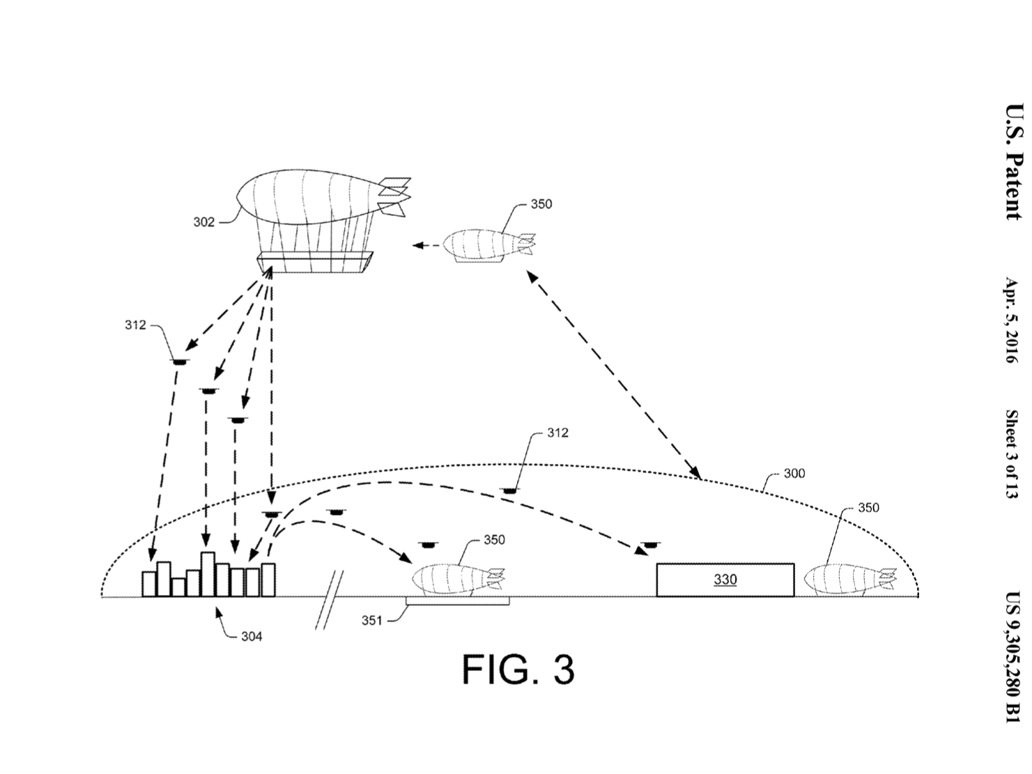 Amazon Prime Air - patent na wykorzystanie powietrznych magazynów