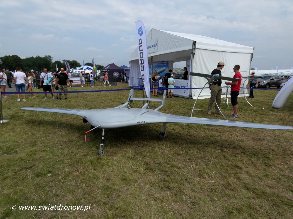 Dron Manta od WB Group na Air Show Radom 2017