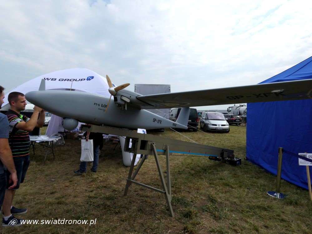 Dron Łoś od WB Group na Air Show Radom 2017