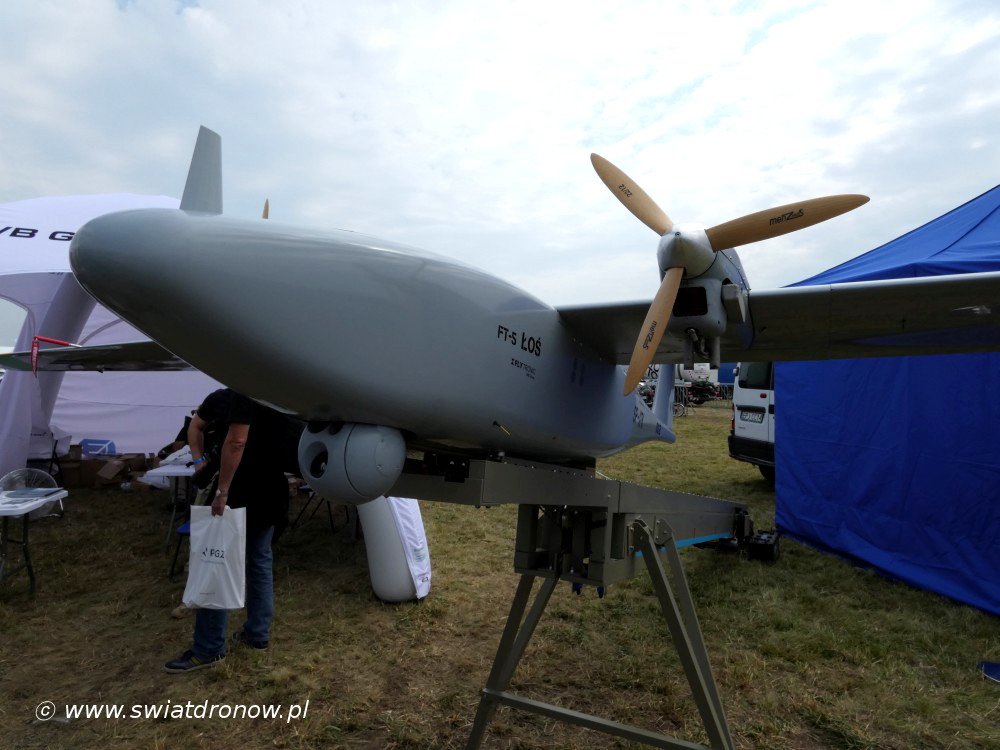 Dron Łoś od WB Group na Air Show Radom 2017