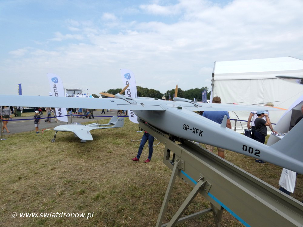 Dron Łoś od WB Group na Air Show Radom 2017