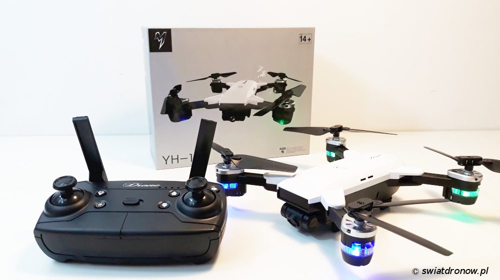 ドローンYH-19 YH 19HW DRONE - A Spark Foldable Toy Drone - Review & Demo