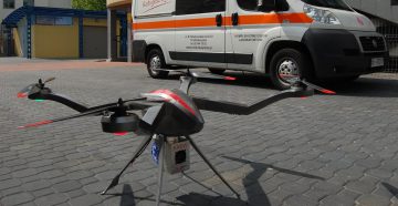 AirVein - dron do przenoszenia próbek krwi - Ogar produkcji Novelty RPAS