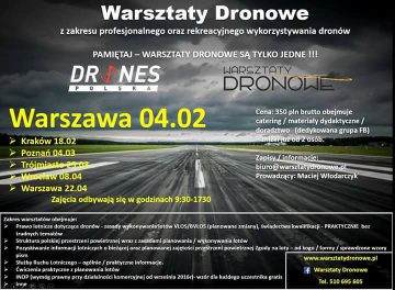 Warsztaty Dronowe - Luty 2018 - Maciej Włodarczyk