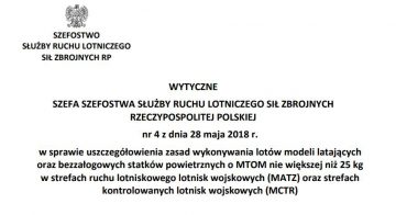 Wytyczne do lotów BSP w MATZ