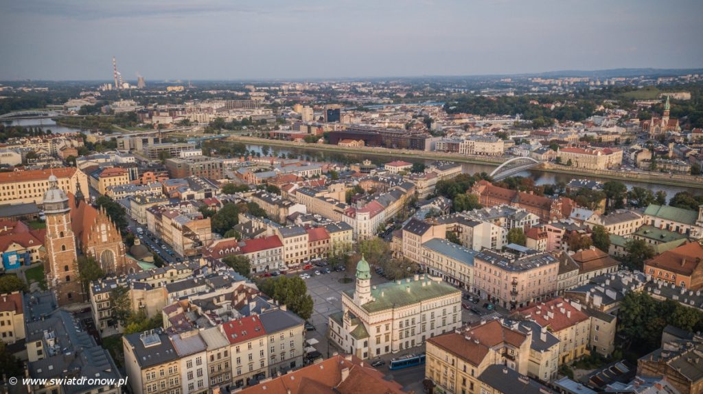 Kraków z powietrza - swiatdronow.pl
