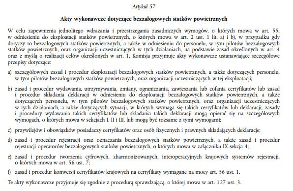 Akty wykonawcze dotyczące BSP w rozporządzeniu bazowym UE