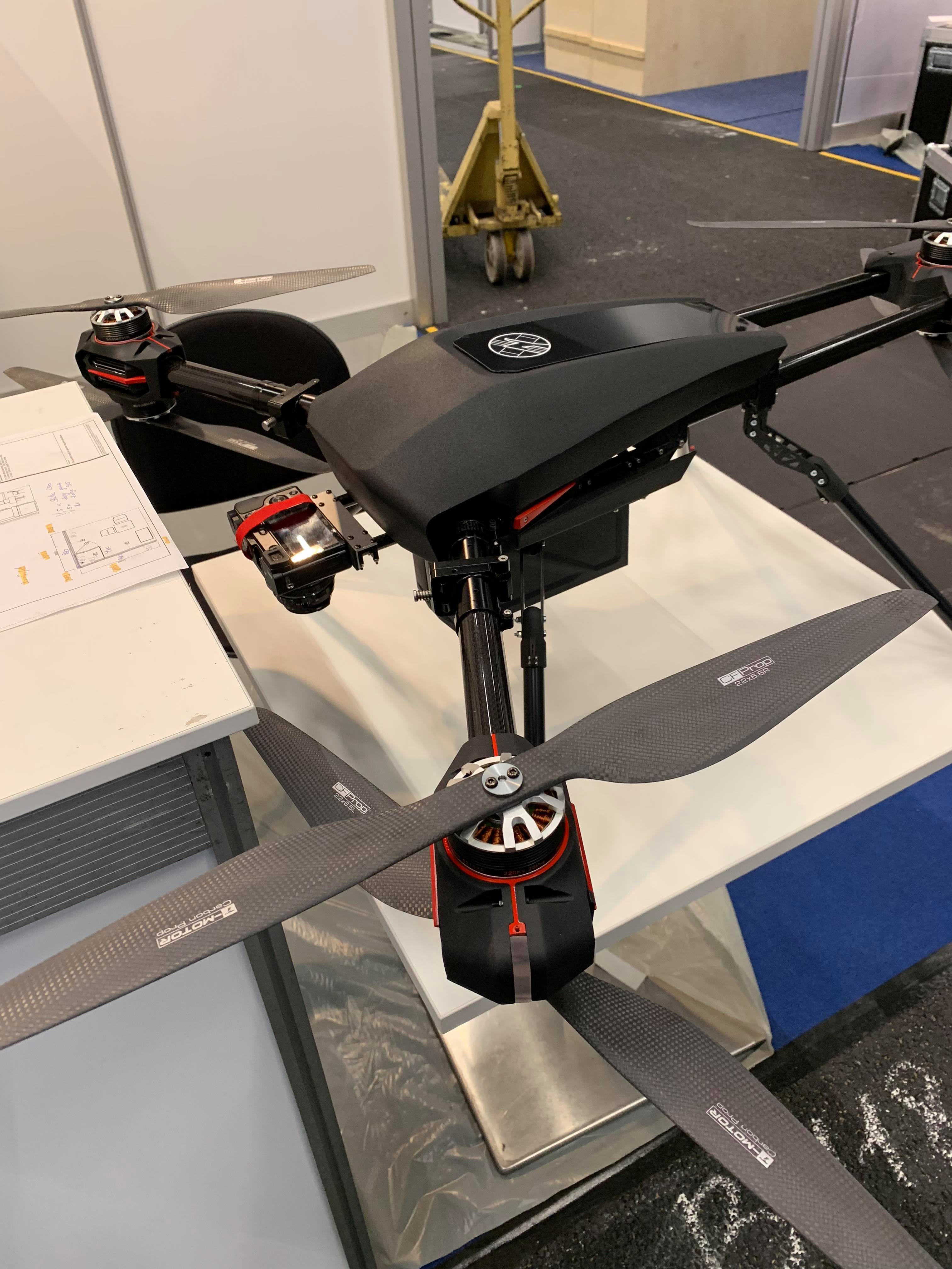 Hexacopter w układzie Y6 - FlyTech UAV na targach Intergeo 2018