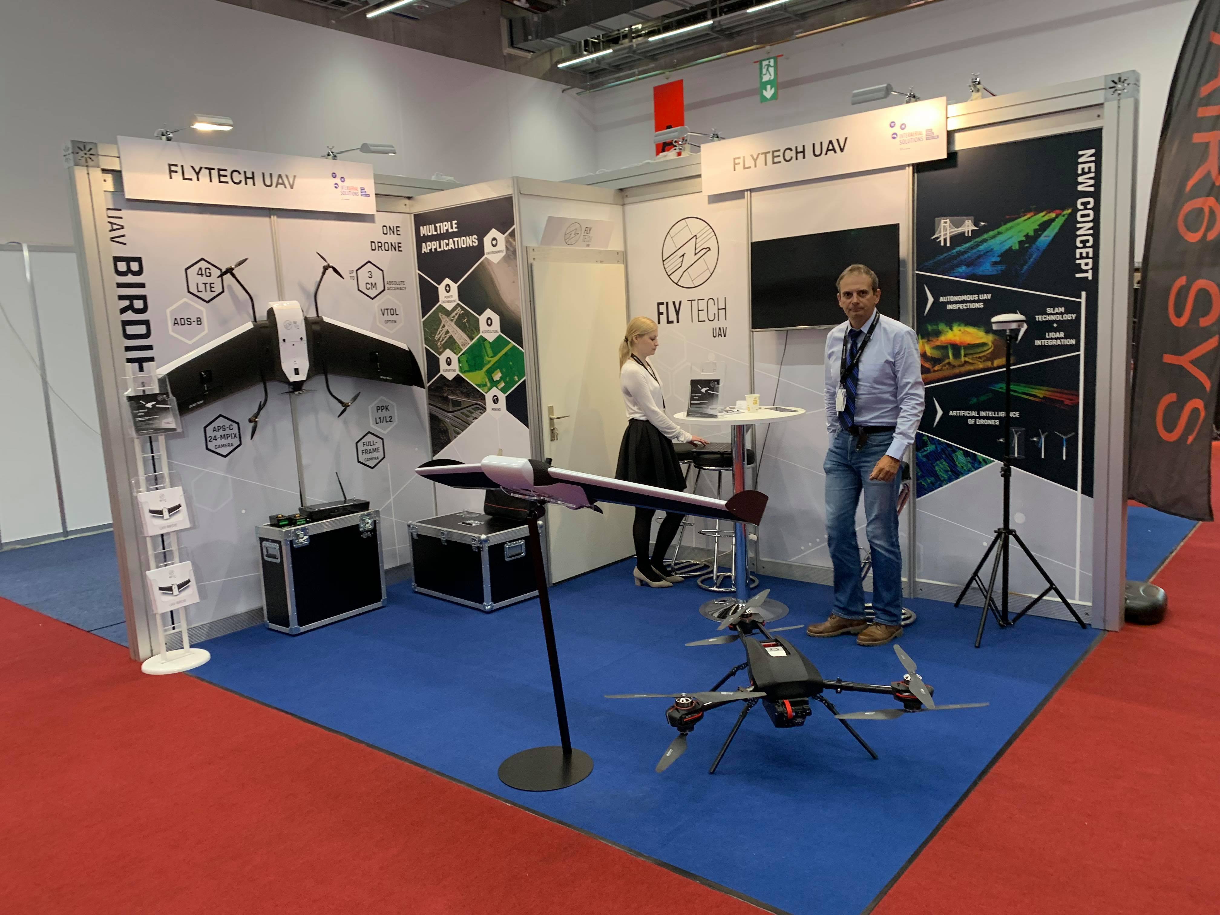 Stoisko FlyTech UAV na Intergeo 2018