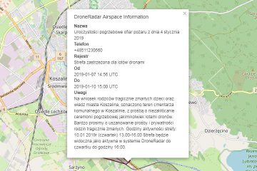 DRAI - komunikat w sprawie ograniczenia lotów w Koszalinie w dniu 10.01.2018