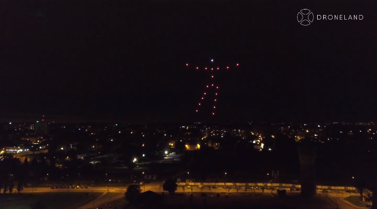 Drone Show - DroneLand.pl - Muzeum Śląskie - pokaz dronów