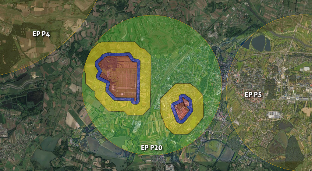 Loty dronem nad Muzeum Auschwitz Birkenau