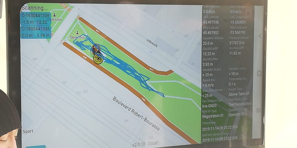 DJI Remote ID app - Montreal, Canada - Drone Enable - 2019