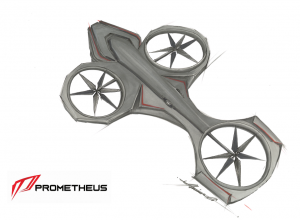 Dron Prometheus - szkic