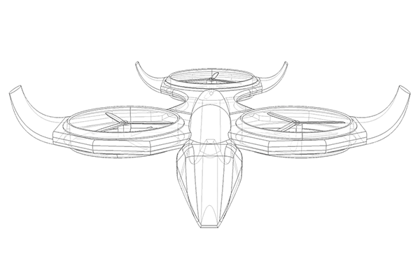 Dron Prometheus - szkic
