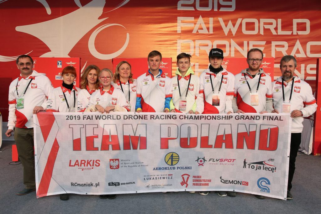 Polska reprezentacja na FAI WDRC 2019