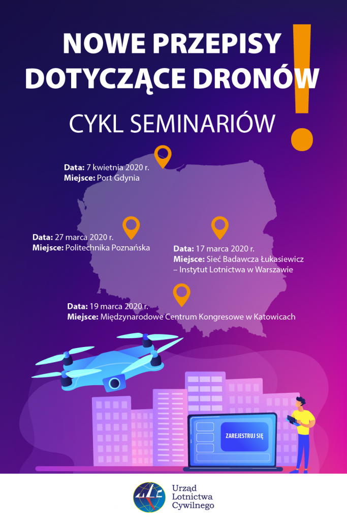 Seminaria ULC w sprawie przepisów UE dla dronów