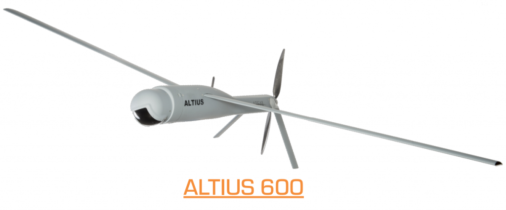 ALTIUS 600 - dron klasy ALE wystrzeliwany z zasobników z innego statku powietrznego