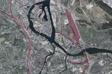 Geoportal - tereny zamknięte: linie kolejowe