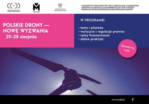 Konferencja on-line CEDD - "Polskie drony - nowe wyzwania" - 25-28.08.2020 r.