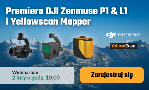 Premiera DJI Zenmuse P1, L1, Yellowscan Mapper