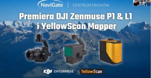 Premiera DJI Zenmuse P1 & L1 & YellowScan Mapper