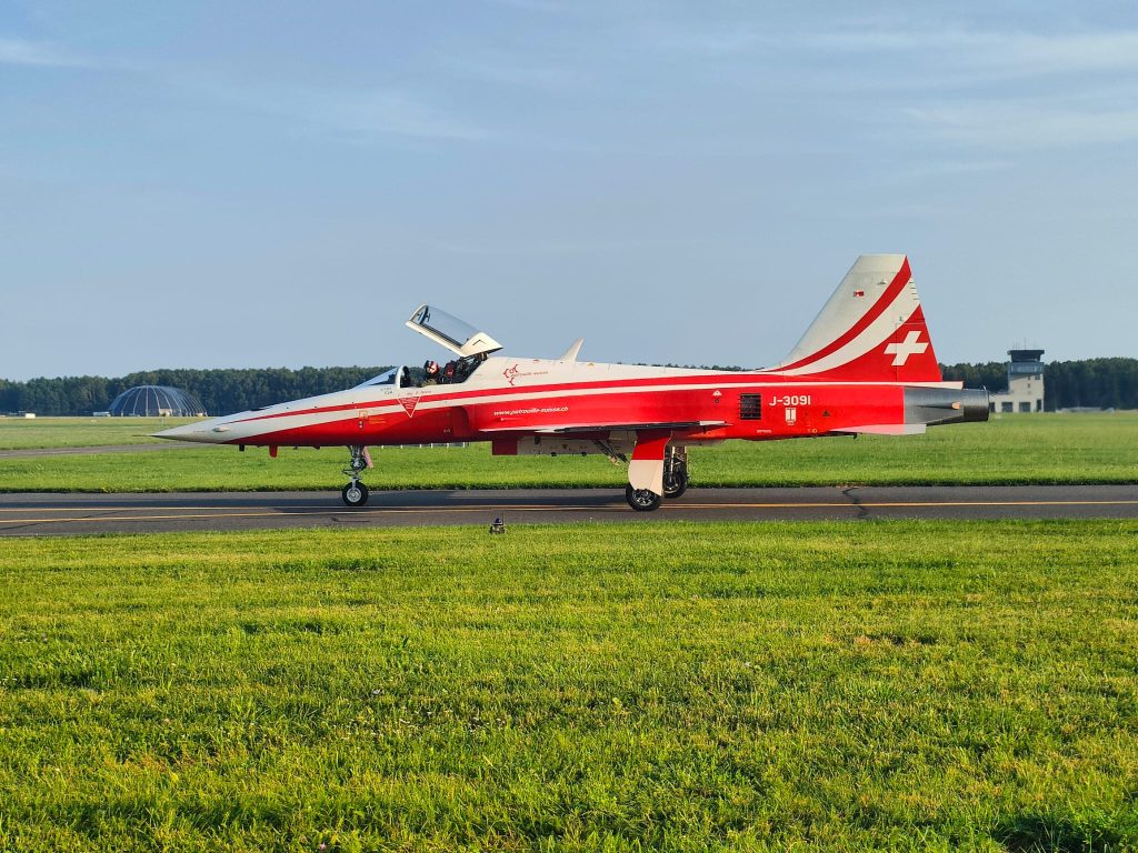 F-5 Tiger z zespołu Patrouille Suisse - Air Show Radom 2023