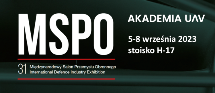 Akademia UAV na MSPO 2023 - stoisko H-17