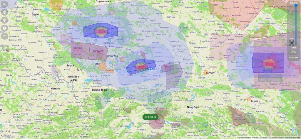 Check-In PANSA - nowe narzędzie do zgłaszania lotów dronów