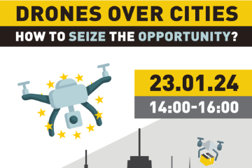 Drones over cities - 23.01.2023 - Debata w Parlamencie Europejskim