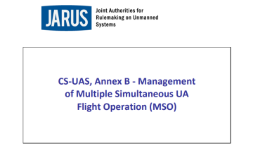 JARUS WG-AW CS-UAS, Annex B for MSO