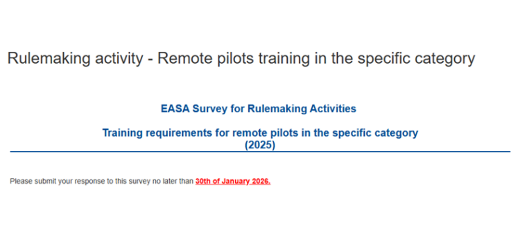 Ankieta EASA - szkolenie pilotów do kat. szczególnej