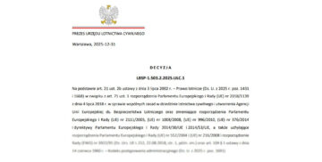 Zwolnienie z Kontrolowanego Obszaru Naziemnego dla wszystkich operatorów w STS-01/02